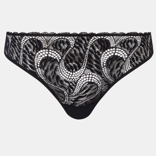 Chantelle Amor noir slip brésilien