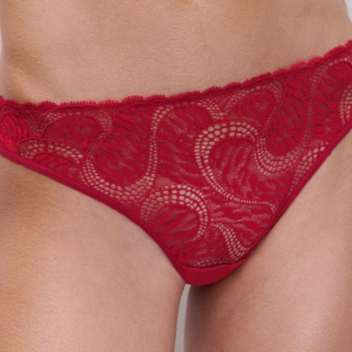 Chantelle Amor rouge slip brésilien