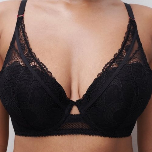 Chantelle Amor noir soutien-gorge rembourré