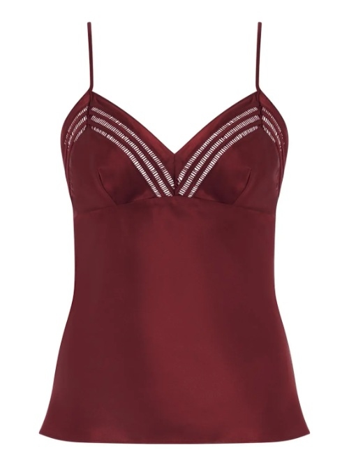 Chantelle Nachtmode Nightshade bordeaux chemise de nuit