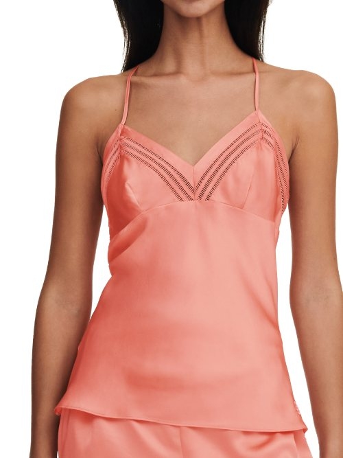 Chantelle Nachtmode Nightshade peach pink chemise de nuit