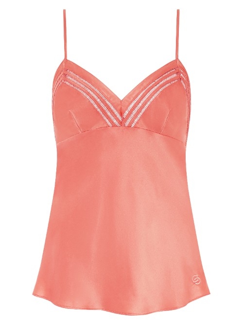 Chantelle Nachtmode Nightshade peach pink chemise de nuit