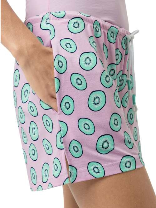 Mey Nachtmode Flashy Fruits rose pantalon de pyjama