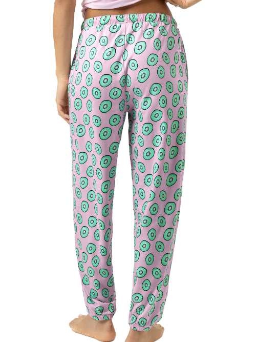 Mey Nachtmode Flashy Fruits rose pantalon de pyjama