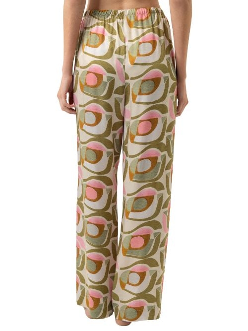 Mey Nachtmode Nostalgic Geo crème pantalon de pyjama