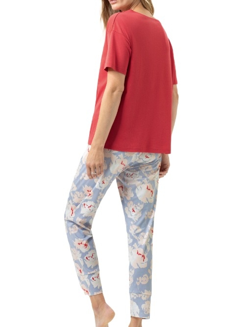 Mey Nachtmode Petal Paradise rouge pyjama