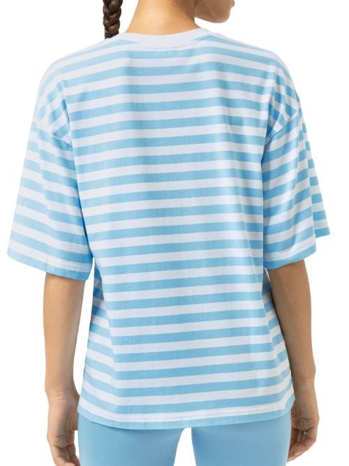 Mey Nachtmode Straight Waves bleu chemise de nuit