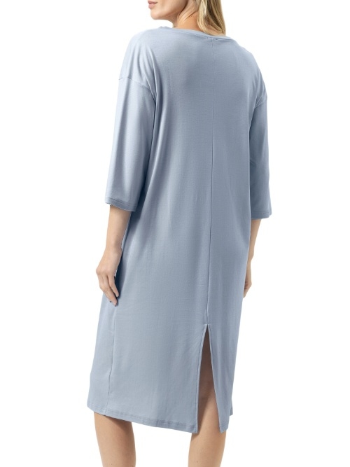 Mey Nachtmode Wild Violets bleu chemise de nuit