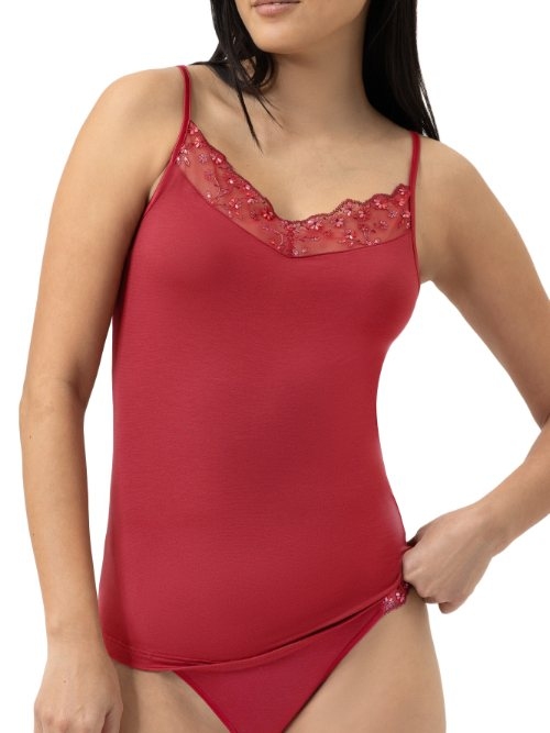 Mey Lingerie Delighted rouge top spaghetti