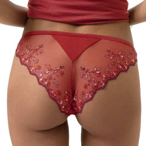 Mey Lingerie Delighted rouge slip brésilien