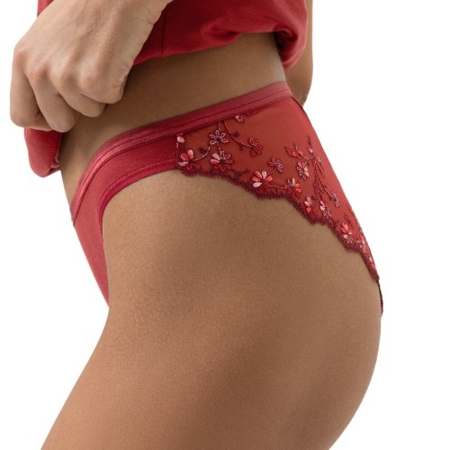 Mey Lingerie Delighted rouge slip brésilien