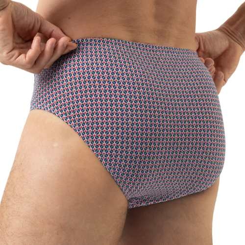 Mey Heren Blue Circle bleu slip pour hommes