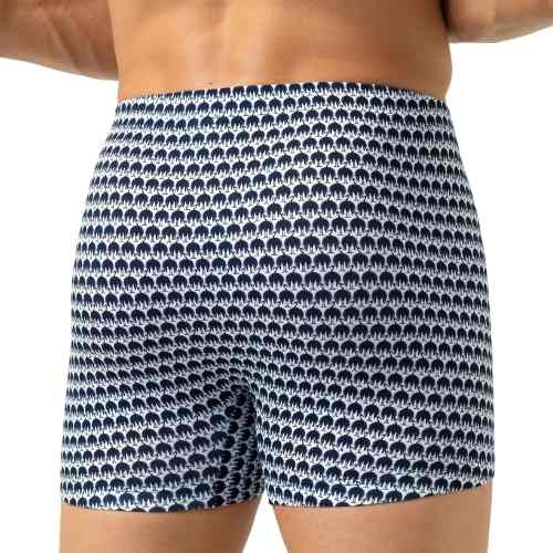 Mey Heren Crane Swarm bleu marine modal boxer