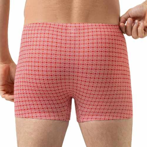 Mey Heren Coral Grid corail boxer