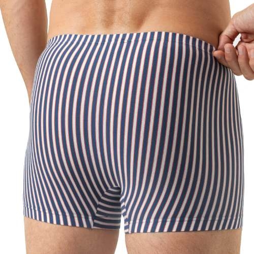 Mey Heren Coral Stripes bleu boxer en coton