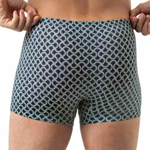 Mey Heren Curves bleu marine boxer en coton