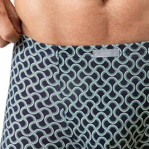 Mey Heren Curves bleu marine boxer en coton
