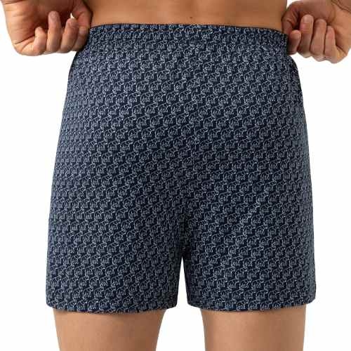 Mey Hommes Elephant Walk bleu marine caleçon