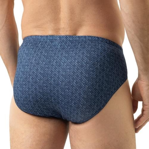 Mey Heren Flowery Blue bleu slip pour hommes