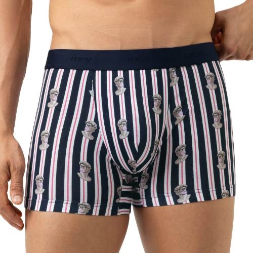 Mey Heren Marble Muse bleu marine boxer en coton