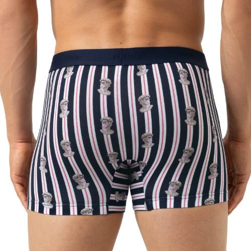 Mey Heren Marble Muse bleu marine boxer en coton