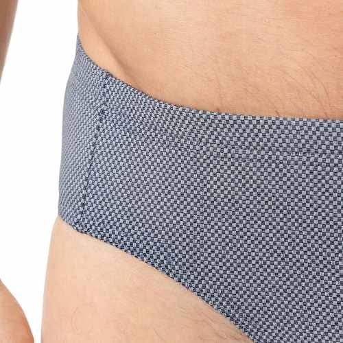 Mey Heren Micro Blue bleu slip pour hommes