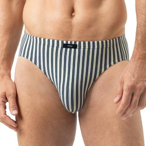 Mey Heren Palm Stripes gris/blanc slip pour hommes