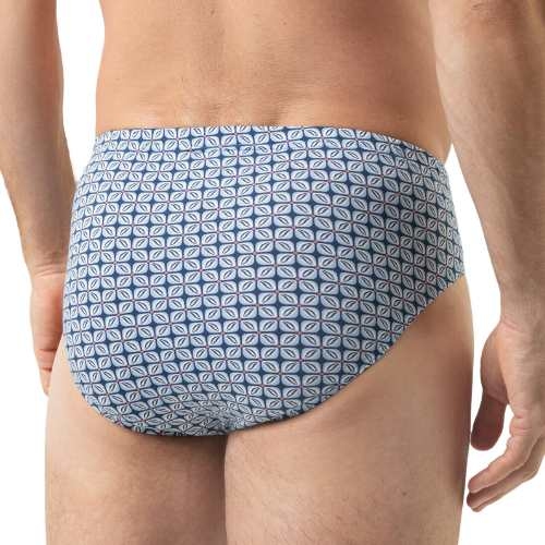 Mey Heren Summer Flower bleu slip pour hommes