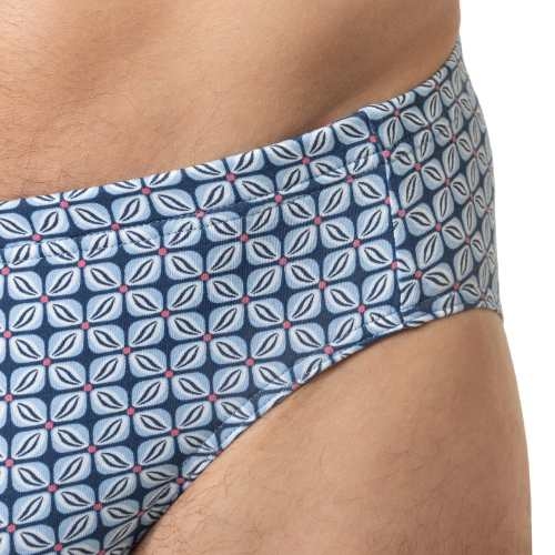 Mey Heren Summer Flower bleu slip pour hommes