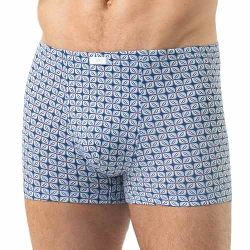 Mey Heren Summer Flower bleu boxer en coton