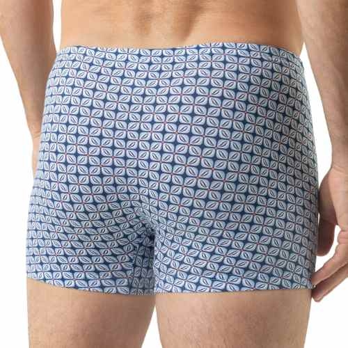 Mey Heren Summer Flower bleu boxer en coton