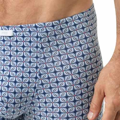 Mey Heren Summer Flower bleu boxer en coton