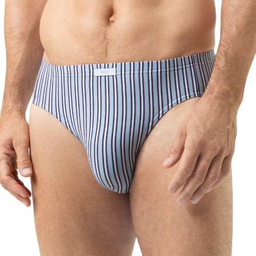 Mey Heren Raspberry Stripes bleu slip pour hommes
