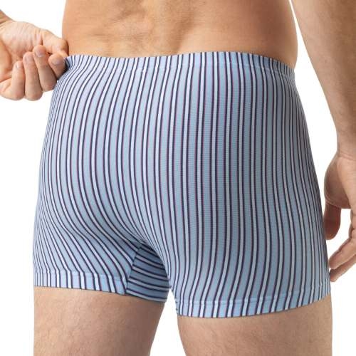 Mey Heren Raspberry Stripes bleu boxer en coton