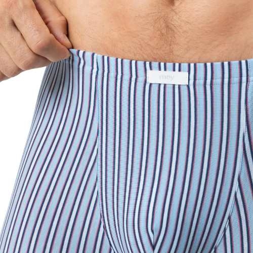 Mey Heren Raspberry Stripes bleu boxer en coton