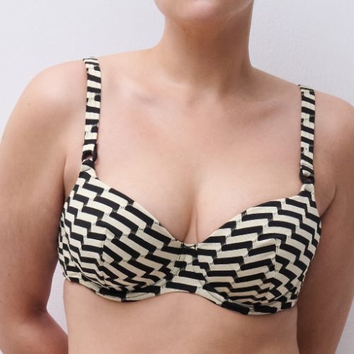 Femilet Badmode Santosa noir/or haut de bikini préformé