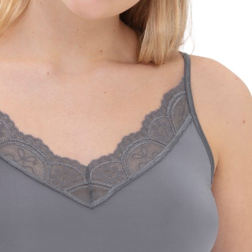 Mey Lingerie Poetry Fame gris top spaghetti