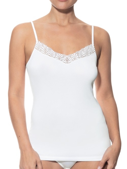 Mey Lingerie Emotion Elegance blanc top spaghetti