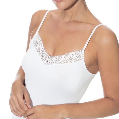 Mey Lingerie Emotion Elegance blanc top spaghetti