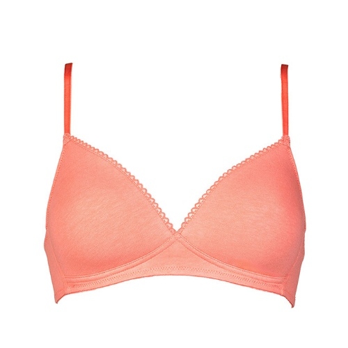 Mon Basic par After Eden Comfy rouge soutien-gorge sans armatures en dentelle