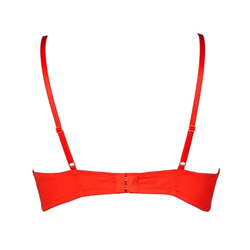 Mon Basic par After Eden Comfy rouge soutien-gorge sans armatures en dentelle