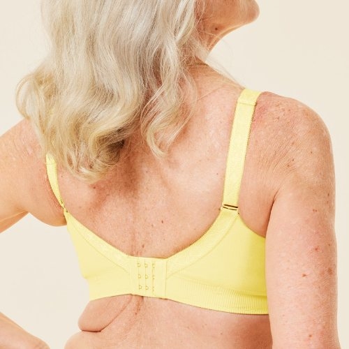 Sucre d'orge Basic jaune soutien-gorge sans armatures en dentelle