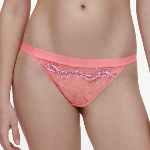 Chantelle Xtravagant rose culotte string