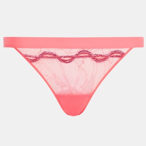 Chantelle Xtravagant rose culotte string