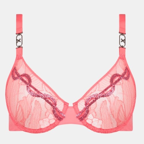 Chantelle Xtravagant rose soutien-gorge sans forme