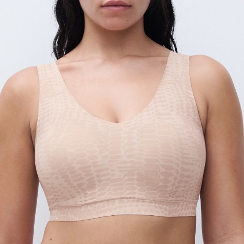 Chantelle SoftStretch rose soutien-gorge sans armatures en dentelle