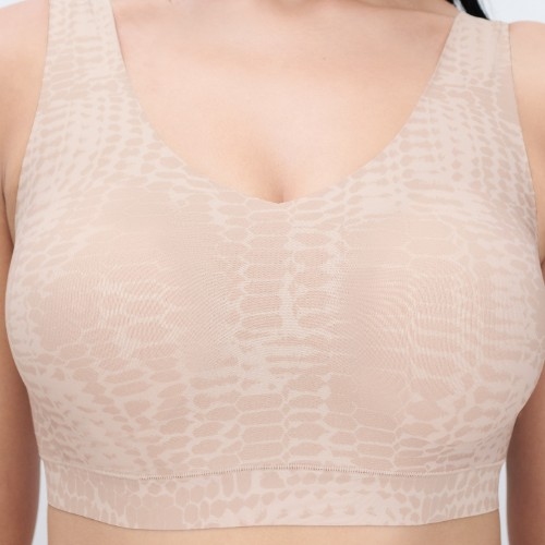 Chantelle SoftStretch rose soutien-gorge sans armatures en dentelle