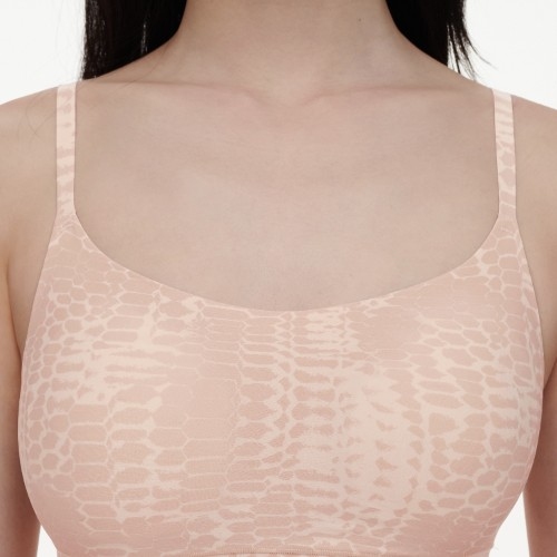 Chantelle SoftStretch rose soutien-gorge sans armatures en dentelle