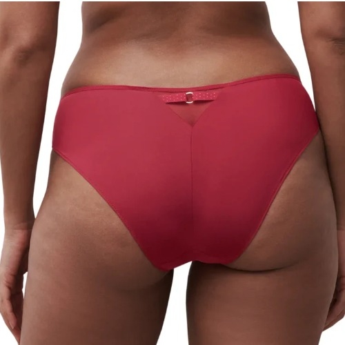 Chantelle Fleurs rouge slip