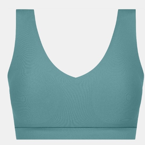 Chantelle SoftStretch vert soutien-gorge sans armatures en dentelle